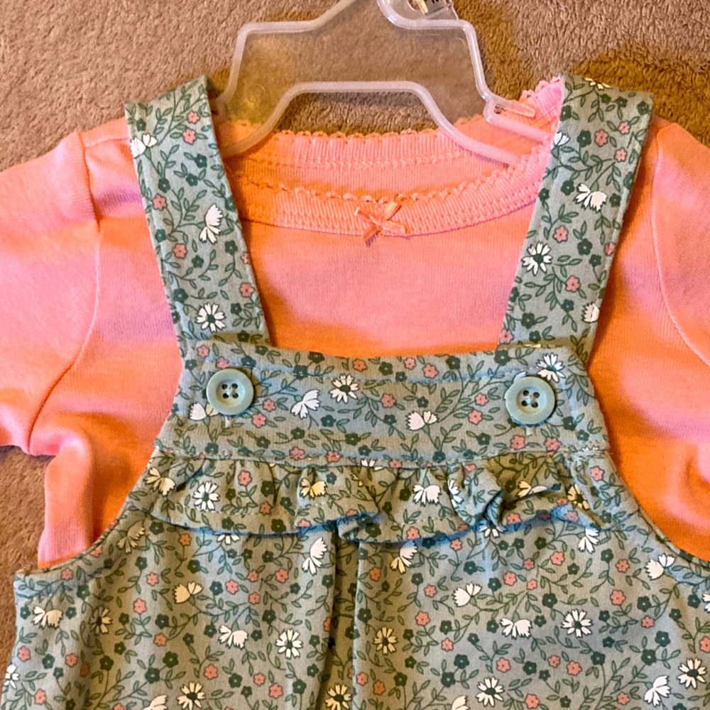 Carters baby girl overalls